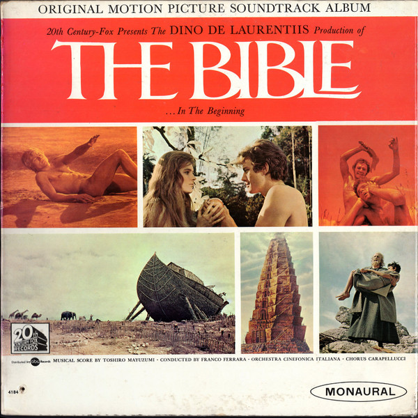 Buy The Bible ... In The Beginning Soundtrack | Toshiro Mayuzumi ...