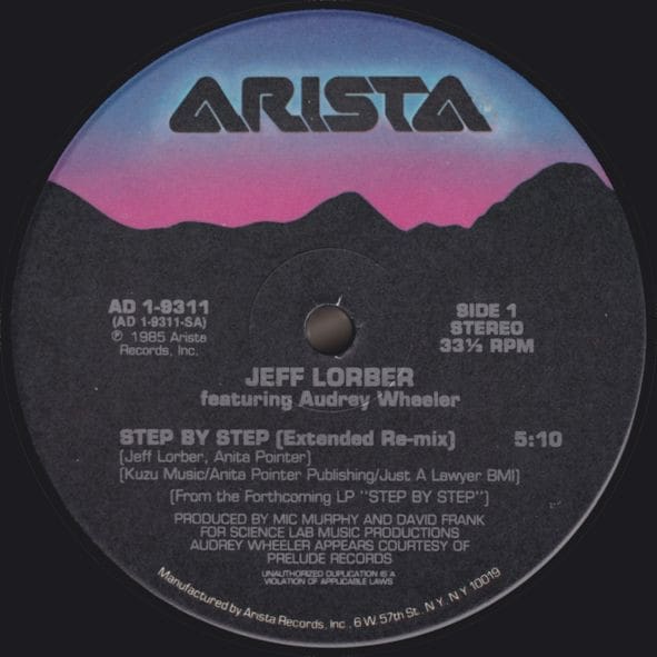 Buy Step By Step 12 Single Retired Audrey Wheeler Jeff Lorber