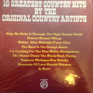 16 Greatest Country Hits By The Original Country Artists