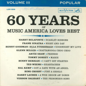 60 Years Of Music America Loves Best -- Popular -- Volume III