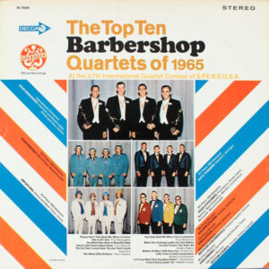 The Top Ten Barbershop Quartets Of 1965