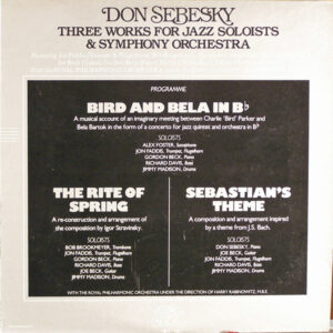 Three Works For Jazz Soloists & Symphony Orchestra