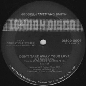 Don't Take Away Your Love / Since I Fell For You/I'm Falling In Love