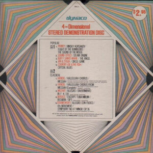 4-Dimensional Stereo Demonstration Disc