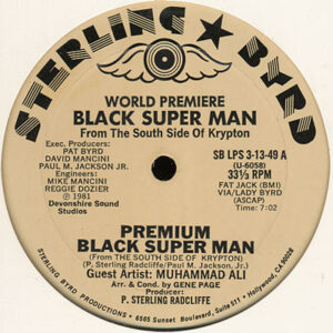 Premium Black Super Man