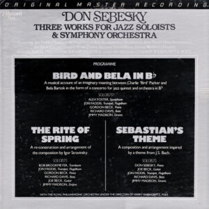 Three Works For Jazz Soloists & Symphony Orchestra