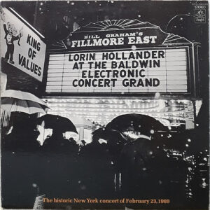 Lorin Hollander At The Fillmore East